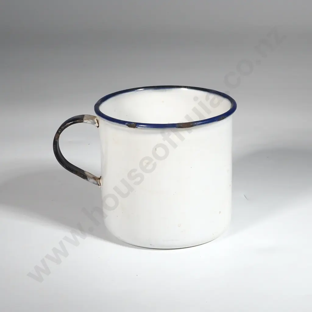White Enamel Mug. Image 1++