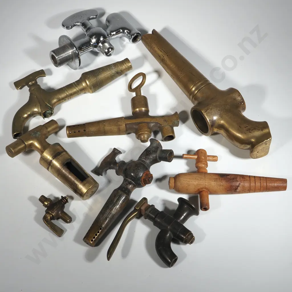 Assorted Lot of Spigots, Taps & Miniature Toilet. Image 1++
