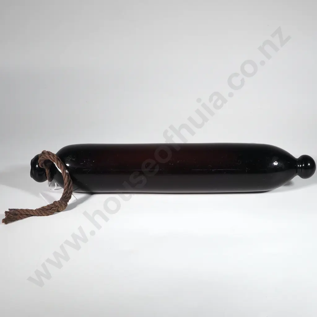Victorian Deep  Amethyst Glass Rolling Pin Image 1++