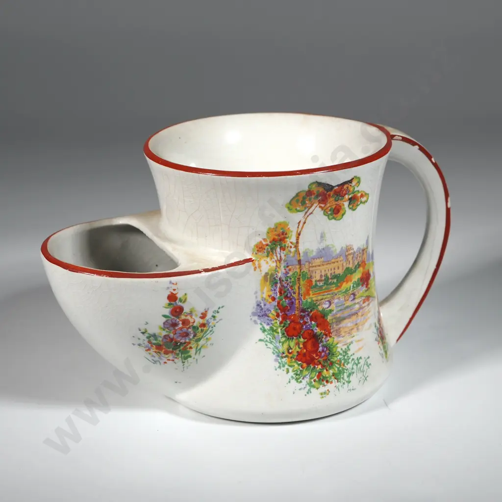 Maix of England Floral Porcelain Shaving Mug. Image 1++