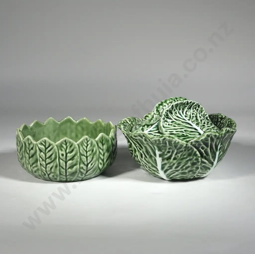 Bordallo Pinheiro Cabbage Bowl & Tureen. Image 1++