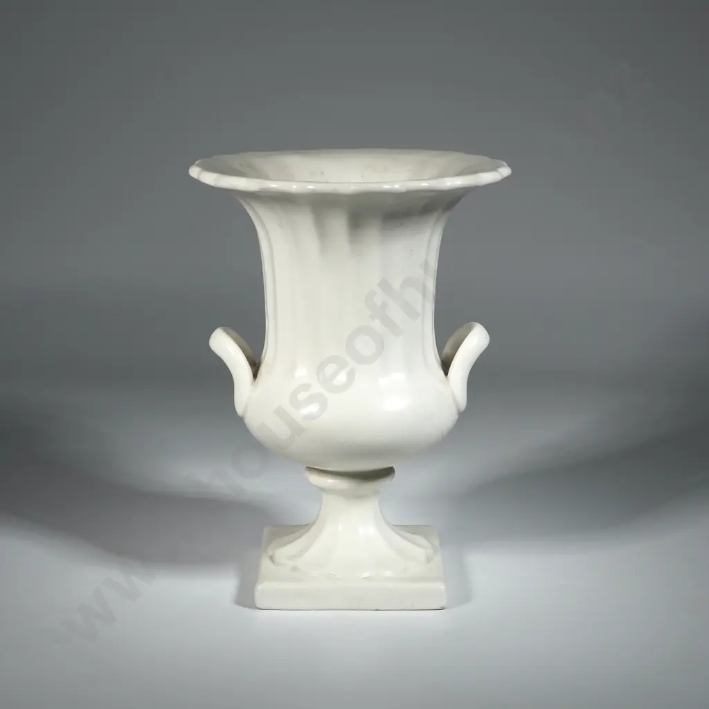 White Constance Spry Style Urn Vase. Image 1++