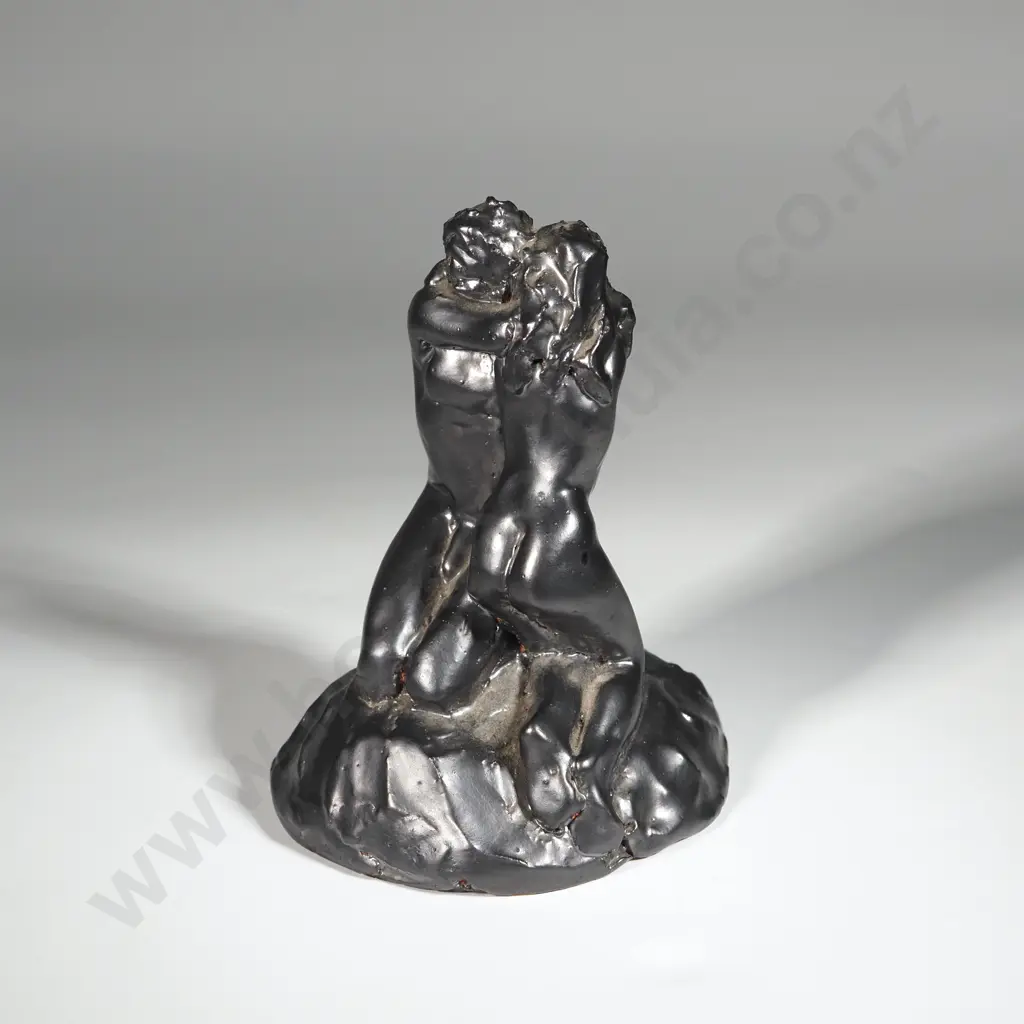 Two Figural Lustre Pottery Nudes Embracing. Image 1++