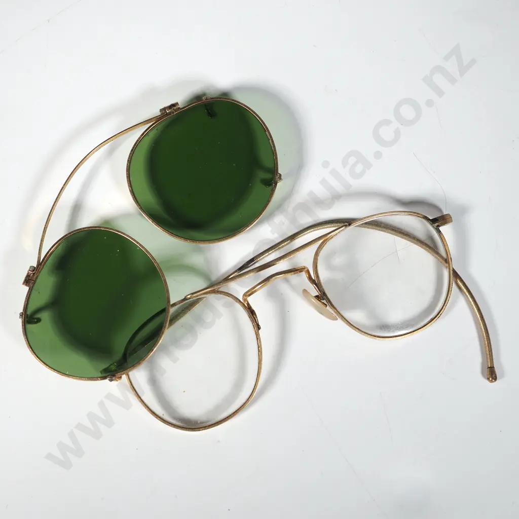 Lot of Vintage Spectacles - Gold Plated & Tortoiseshell w Original Box & Sleeve. Image 1++