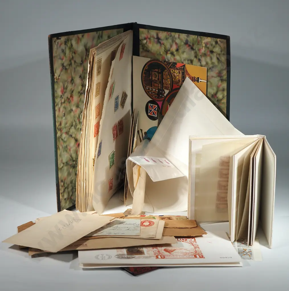 Assorted Lot of Stamps & Stamp Albums. Image 1++