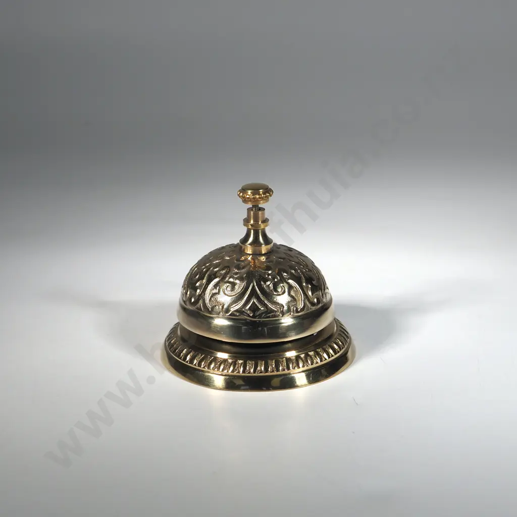 Engraved Brass Desk Bell - New. Image 1++
