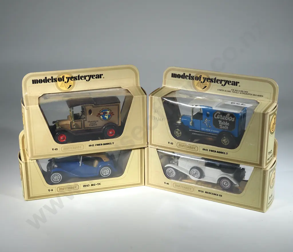Four Matchbox Models of Yesteryear in Original Boxes. Image 1++