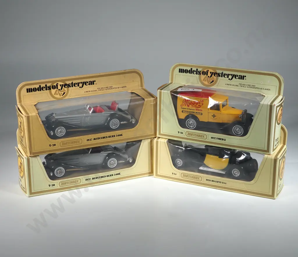 Four Matchbox Models of Yesteryear in Original Boxes. Image 1++