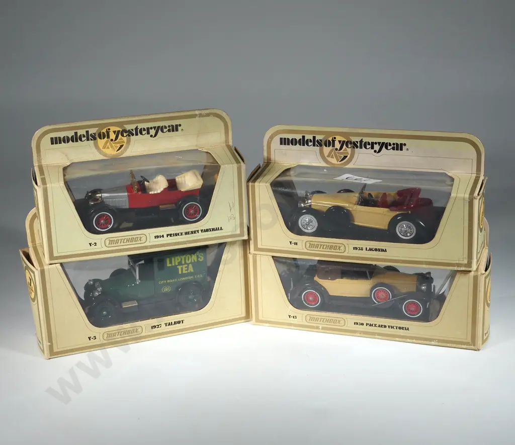 Four Matchbox Models of Yesteryear in Original Boxes. Image 1++
