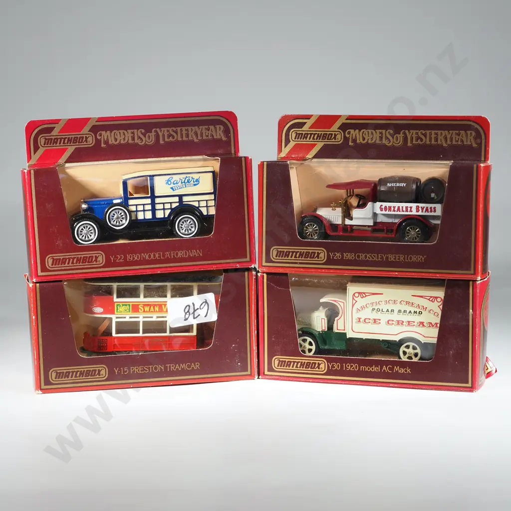 Four Matchbox Models of Yesteryear in Original Boxes. Image 1++