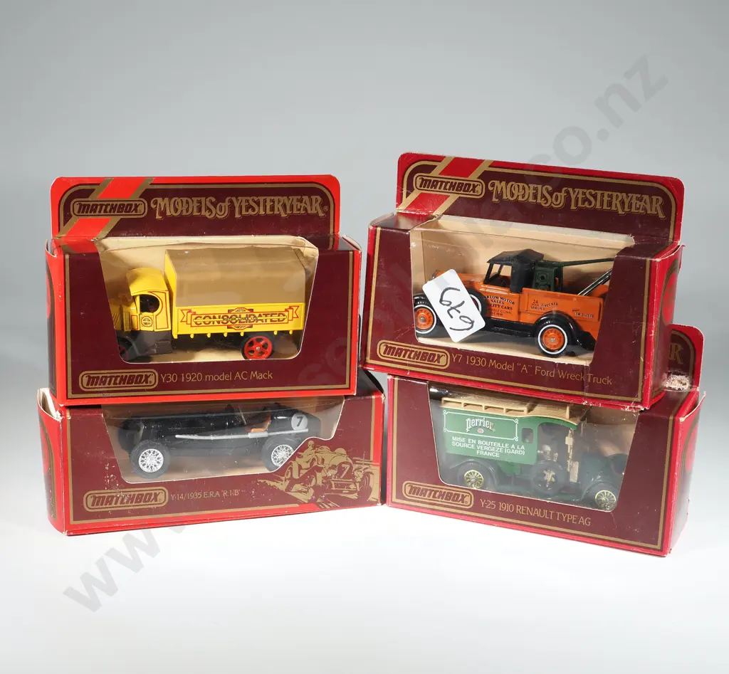 Four Matchbox Models of Yesteryear in Original Boxes. Image 1++