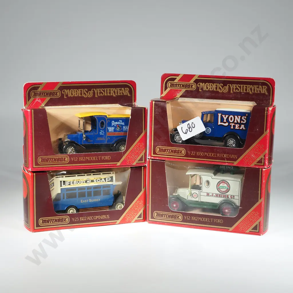Four Limited Edition Matchbox Models of Yesteryear in Original Boxes. Image 1++