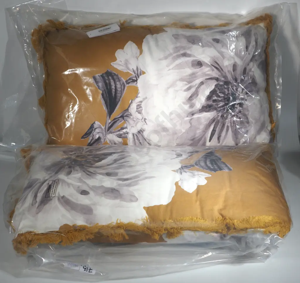 M.M. LINEN Pair of Reine Cushions. Image 1++