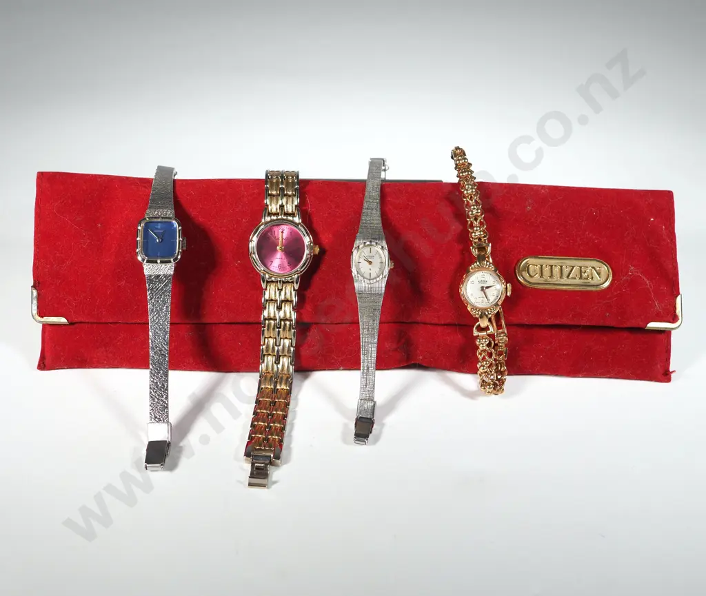 Four Ladies Wristwatches Incl  Seiko &  Vintage Roamer. Image 1++