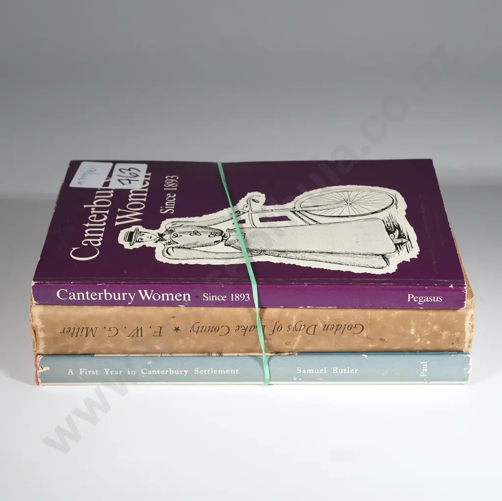 Samuel Butler A First Year In Canterbury Settlement. This Edition 1964, Golden Days of Lake County. FWG Miller. Otago Image 1++