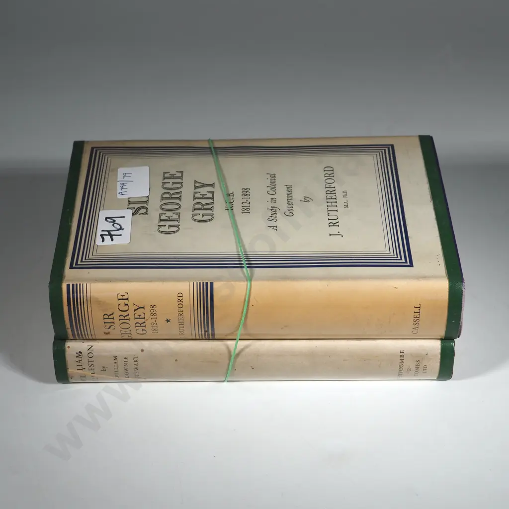 Sir George Grey K.C.B. 1812-1898 A Study in Colonial Government By  Rutherford  &  J. & William Rolleston A NZ  Stateman Image 1++