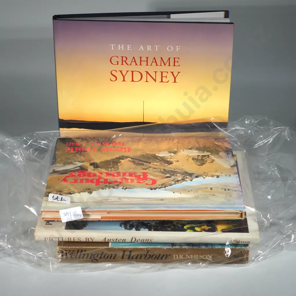 Five Books- Canterbury Paintings By Brent Trolle (Text By G. Wall, Historic Sheep Stations Of New Zealand Colin Wheeler, Image 1++